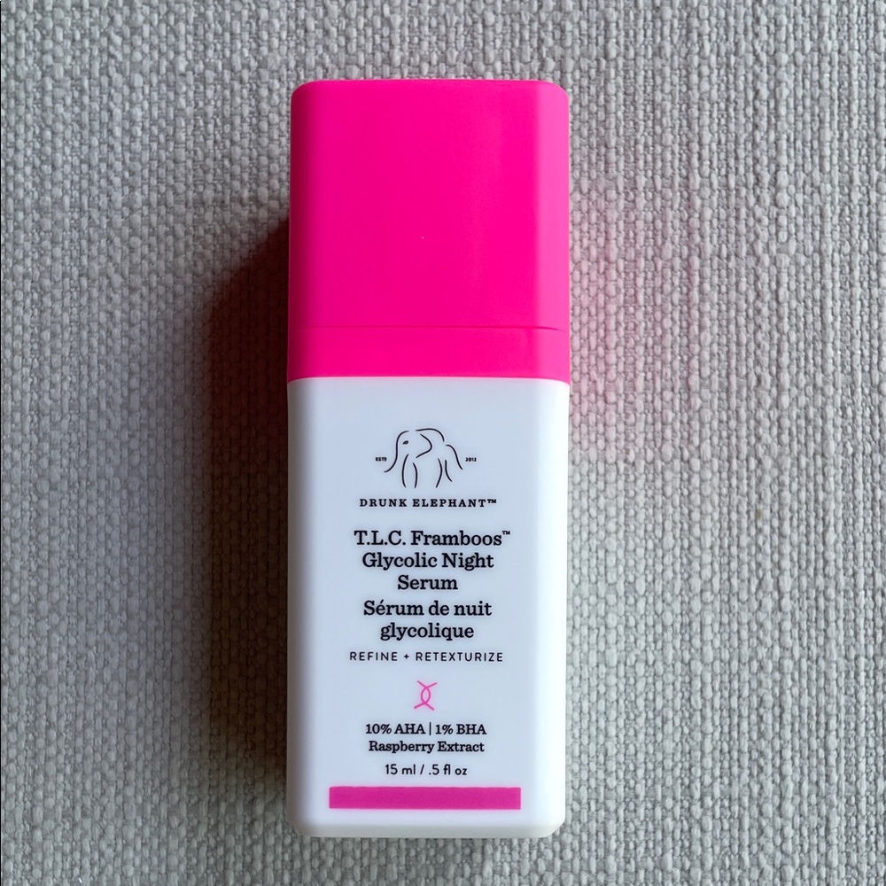 Drunk Elephant T.L.C. Framboos Glycolic Night Serum 0.5oz